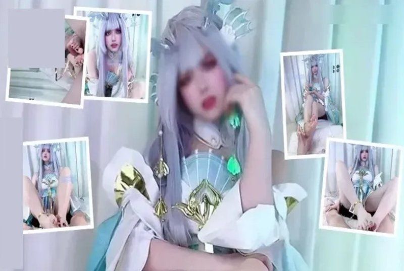 福利姬 月野兔崽子 COS西施用小脚榨精