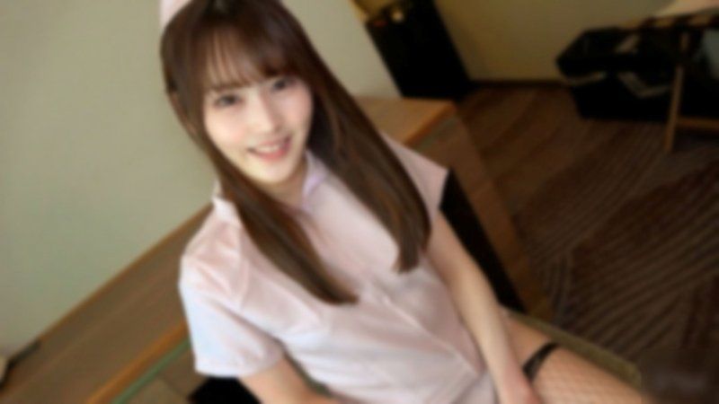 【無】大反響的女子主播系白皙美女降臨！高雅的說話語氣與外表清純系相反,卻連發暗語,超色情全開⤴網襪護士裝超適合！中出2發　※特典高畫質