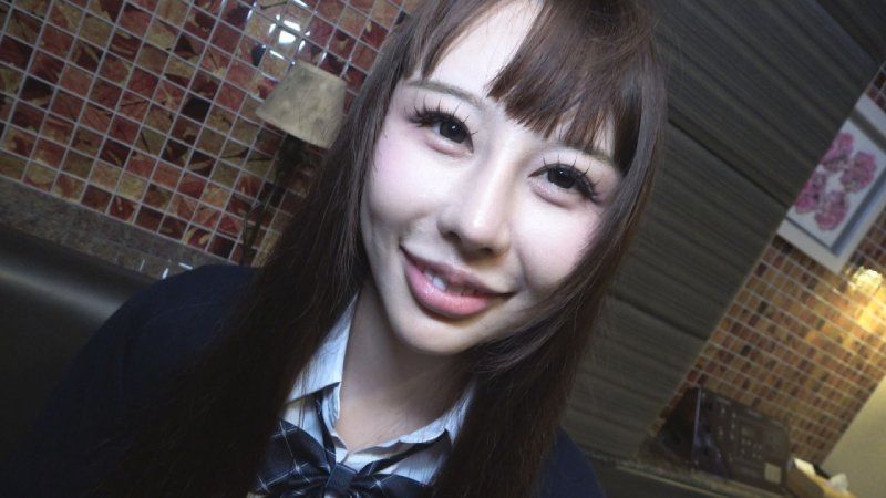 【無修正素人制服初拍】與超正制服辣妹角色扮演無套中出 《學校制服》